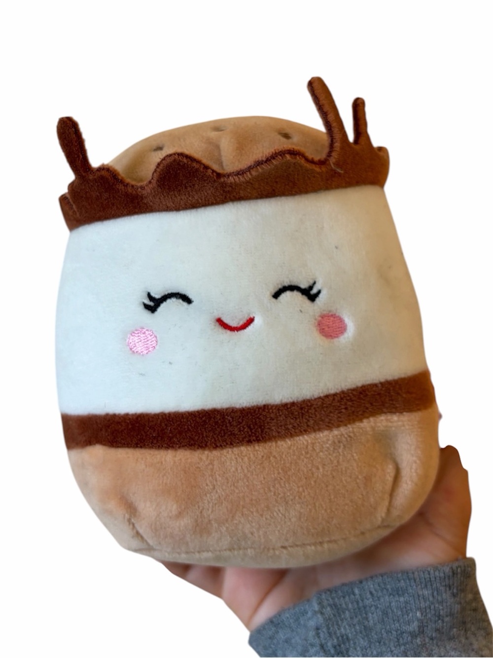 Squishmallows Mini S’mores Plush Kawaii Marshmallow Stuffed Animal Soft Toy